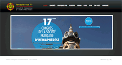 Desktop Screenshot of hemapherese.fr